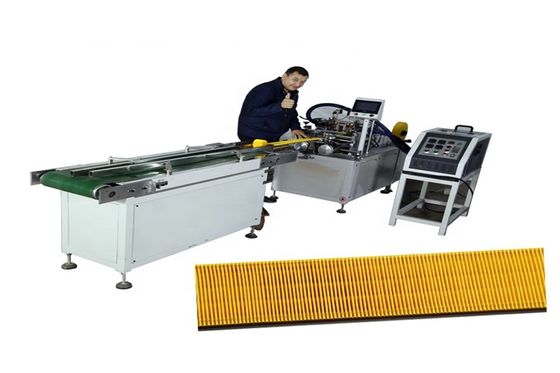 5-65m/Min Air Filter Making Machine, macchina di pieghettatura rotatoria 50HZ
