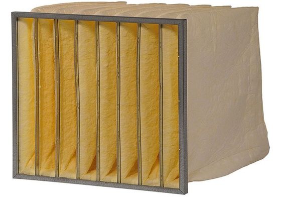 impronta digitale del poliestere dell'elemento filtrante dell'assunzione del compressore d'aria del filtro a sacco 20% anti