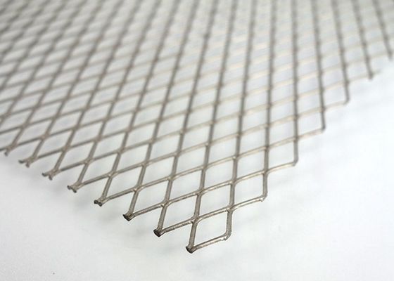 Colore quadrato galvanizzato prismatico dell'argento della rete metallica 0.6mm per il filtro dell'aria