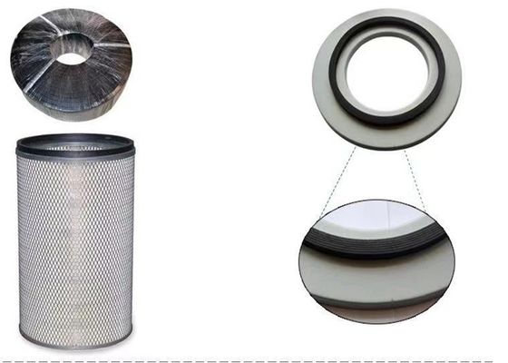 Guarnizione resistente alla corrosione di filtro dell'aria, giunti circolari di gomma neri 10 - 25Mpa