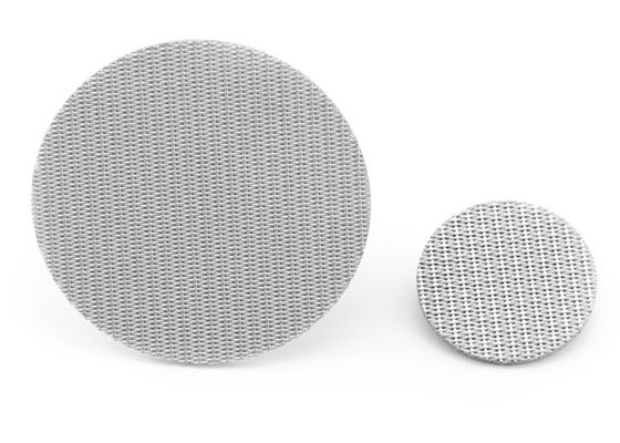 Filtro 0.0203-23.37mm Mesh Opening dalla fibra del metallo del tessuto di saia