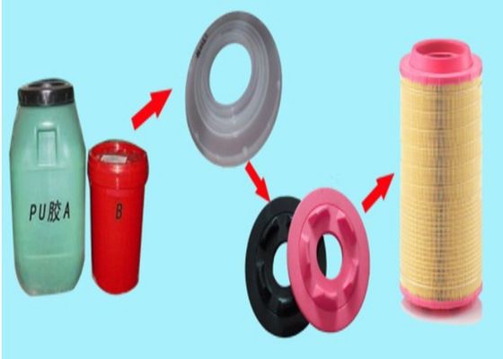 La colla arancio nera dell'unità di elaborazione per il filtro dell'aria dell'automobile è usata per il materiale di filtri dell'aria della muffa dell'unità di elaborazione