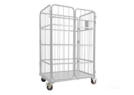 Bene mobile di spruzzatura di plastica di Mesh Storage Cages 50x100 del cavo di volume d'affari di logistica
