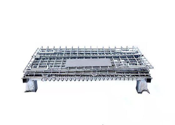 Bene mobile di separazione preciso del piede della puleggia di cinghia della gabbia del pallet del metallo di stoccaggio di logistica