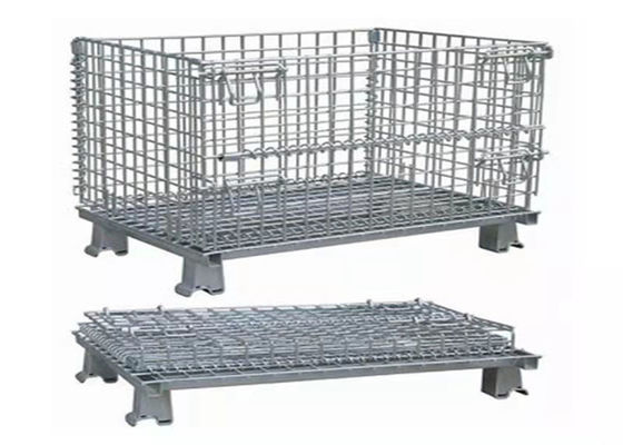 Scaffale dell'officina di piegare delle gabbie e dei pallet del metallo della ruota della cinghia