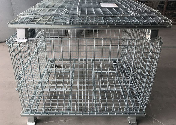 Gabbia convenzionale del pallet del metallo galvanizzata 6.4mm