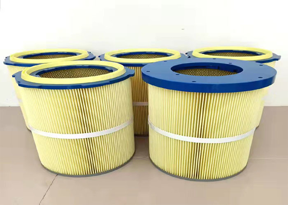 Collettore di polveri coperto film del fumo della saldatura dell'elemento 99,8% di filtro dell'aria della fibra di poliestere