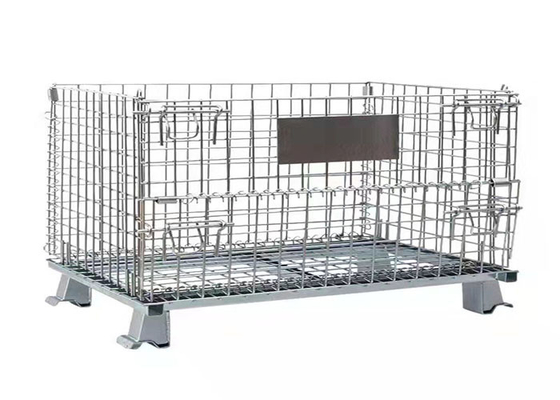 50*100 che ordina la gabbia pieghevole del metallo del cesto metallico di 6.4mm